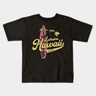 Hawaii Lahaina Maui Hawaiian vintage Kids T-Shirt